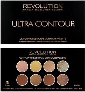 Makeup Revolution Ultra Cream Contour Palette paleta do konturowania twarzy 13g - Bronzery i konturowanie twarzy - miniaturka - grafika 5