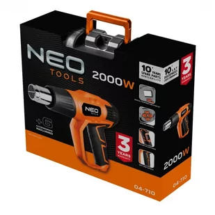 Opalarka 2000W, I: 50?C, II: 70-600?C,walizka, wyświetlacz - Opalarki - miniaturka - grafika 18