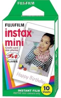 Akcesoria fotograficzne - Fujifilm Instax Mini Glossy Instant Film Quantity 10, 86 x 54 mm - miniaturka - grafika 1