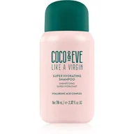 Szampony do włosów - Coco & Eve Like A Virgin Super Hydrating Shampoo szampon nawilżający do nabłyszczania i zmiękczania włosów 70 ml - miniaturka - grafika 1