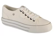 Trampki damskie - Big Star Shoes HH274052, damskie trampki białe - miniaturka - grafika 1