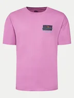 Koszulki męskie - Quiksilver T-Shirt Spin Cycle EQYZT07653 Różowy Regular Fit - miniaturka - grafika 1