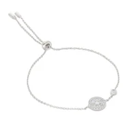 Bransoletki - Bransoletka Fossil Glitz Extension JFS00519040 Srebrny - miniaturka - grafika 1