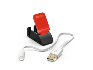 Hama Kabel USB Lightning 0.2m Biały + uchwyt 001736410000 - Kable USB - miniaturka - grafika 3