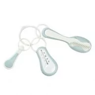 Zabawki do kąpieli - Beaba Akcesoria do pielęgnacji: termometr do kąpieli, cążki do paznokci, szczoteczka i grzebień Green Blue solution-bc-7158-0 - miniaturka - grafika 1