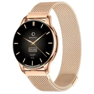 Smartwatch - Smartwach MAXCOM Ecowatch 3 Złoty + Świeca Sojowa Sunnysmell - miniaturka - grafika 1