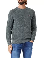 Swetry męskie - GANT sweter męski, Zielony (Storm Green), M - miniaturka - grafika 1