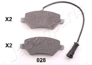 Japanparts pa-028af klocki hamulcowe - Klocki hamulcowe - miniaturka - grafika 1