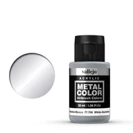 Akcesoria i części modelarskie - Vallejo Metal Color - White Aluminium / 32ml 77706 - miniaturka - grafika 1