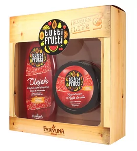 Tutti Frutti Zestaw Tutti Frutti Wiśnia&porzeczka Zestaw Tutti Frutti Wiśnia&porzeczka olejek 425 ml +maslo 200 ml) ZES2318 - Balsamy i kremy do ciała - miniaturka - grafika 1