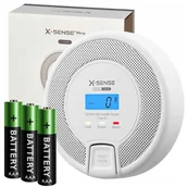 Czujniki czadu, dymu, gazu - Bezprzewodowy Czujnik Czadu Tlenku Węgla Co X-sense Co03d Certyfikat - miniaturka - grafika 1