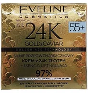 Kremy do twarzy - Eveline 24K Gold&Caviar Krem 55+ dzień/noc 50ml - miniaturka - grafika 1