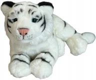 Maskotki i pluszaki - Maskotka Biały Tygrys Leżący DUBI - 28cm - miniaturka - grafika 1