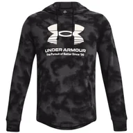 Bluzy sportowe męskie - Męska bluza Under Armour Rival Terry Novelty HD Rozmiar: M / Kolor: czarny - miniaturka - grafika 1