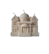 Świece - ŚWIECA SOJOWA DEKORACYJNA DUŻY ZAMEK - miniaturka - grafika 1