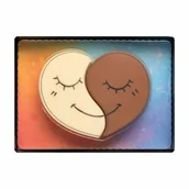 Czekolada - CZEKOLADOWE SERCE UŚMIECH 50G PREZENT - miniaturka - grafika 1