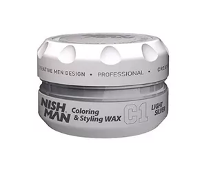 NISHMAN POMADA KOLORYZUJĄCA C1 LIGHT GREY 150ML - Pomada do włosów - miniaturka - grafika 1