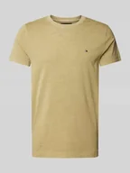Koszulki męskie - T-shirt z wyhaftowanym logo - miniaturka - grafika 1
