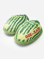 Kapcie męskie - Pluszowe Kapcie Zielone Urban Selection Sole-350 36-45 - miniaturka - grafika 1