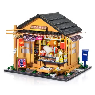 Składany Drewniany Model LED Corner Grocery Store - Nice Idea - Modele do sklejania - miniaturka - grafika 2