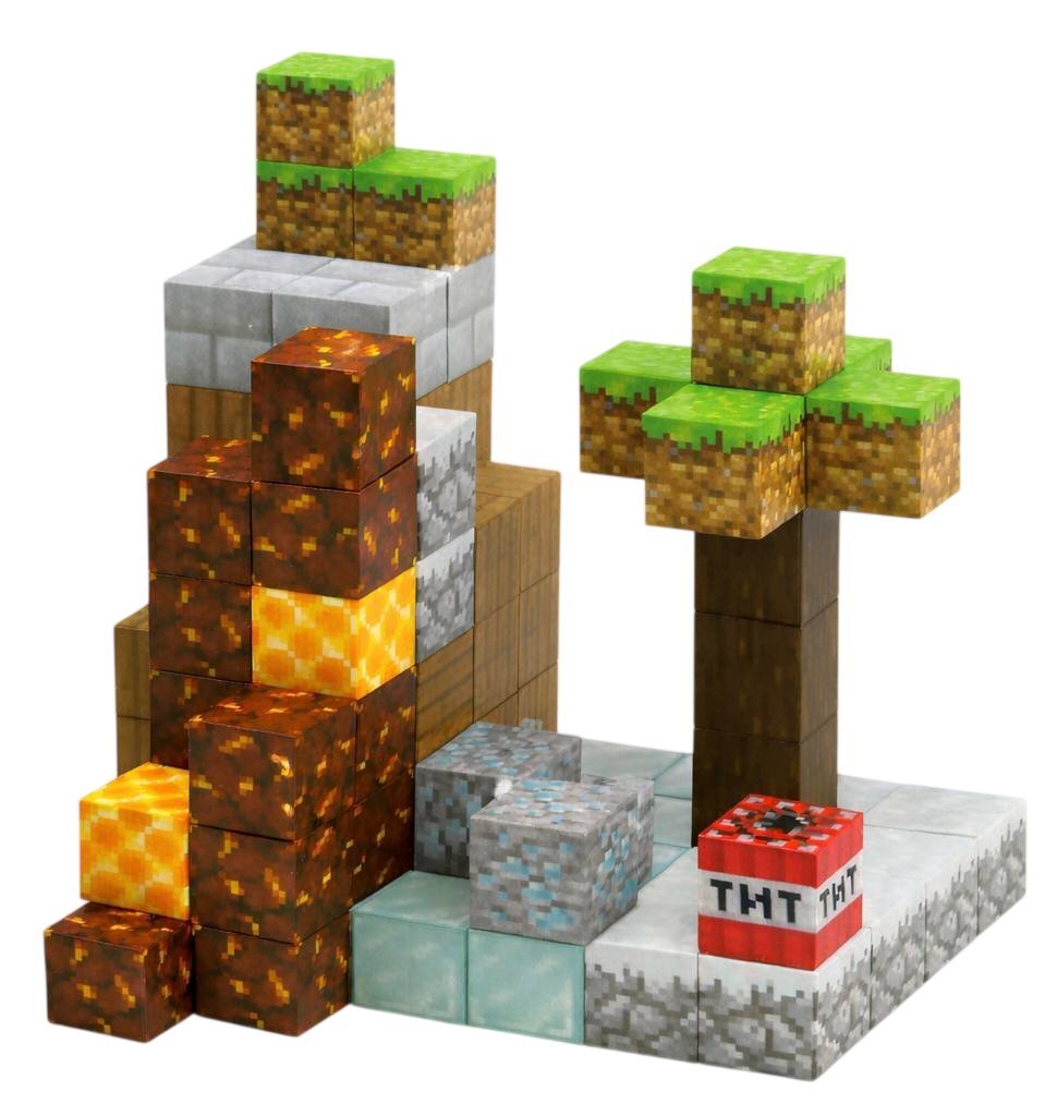 Klocki Magnetyczne Zestaw Budowlany 85 el + 2 figurki dla Dzieci 3+
