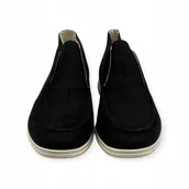 Mokasyny męskie - Mokasyny męskie zamszowe Old Money 44 - miniaturka - grafika 1