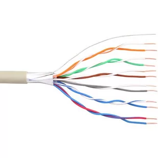 InLine Telefoniczny Kabel 12 wire solid installation 6x2x06mm ekranowany 25m 69977C - Kable światłowodowe - miniaturka - grafika 1