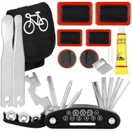 Narzędzia rowerowe - Zestaw do naprawy opon rowerowych Springos multitool 14 szt. - miniaturka - grafika 1