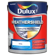 Farby zewnętrzne - Dulux Farba elewacyjna WEATHERSHIELD COMPLETE biały 5 l - miniaturka - grafika 1