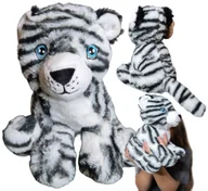 Maskotki i pluszaki - Maskotka Pluszowa BIAŁY TYGRYS 28 cm Pluszak Przytulanka Tygrysek tygryski - miniaturka - grafika 1