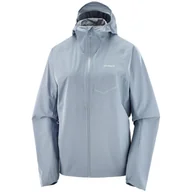 Kurtki i kamizelki sportowe damskie - Kurtka damska Salomon Bonatti Waterproof Jacket W Rozmiar: XL / Kolor: jasnoniebieski - miniaturka - grafika 1