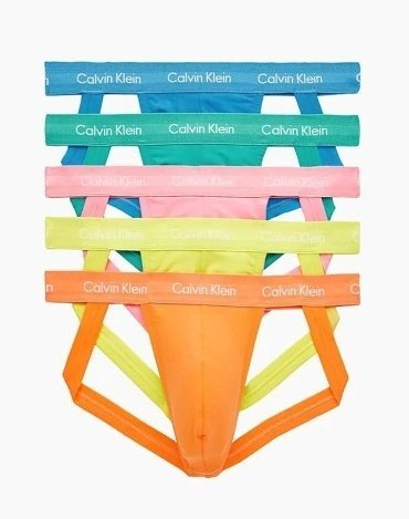 CALVIN KLEIN MAJTKI SLIPY 5 PACK WIELOKOLOROWE BAWEŁNIANE XL 2A0D2_A* TIA