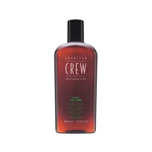 American Crew Tea Tree 3-in-1 szampon odżywka żel pod prysznic 450ml - Kosmetyki do kąpieli - miniaturka - grafika 2
