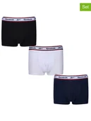 Majtki męskie - Reebok Bokserki (3 pary) "Barlow" w kolorze granatowym, białym i czarnym - miniaturka - grafika 1