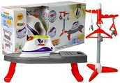 Zabawki AGD - Deska do prasowania Żelazko na Baterie Stojak z w - miniaturka - grafika 1