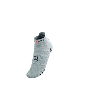COMPRESSPORT Skarpetki do biegania krótkie ProRacing Socks V4 grey melange - Skarpetki sportowe męskie - miniaturka - grafika 9