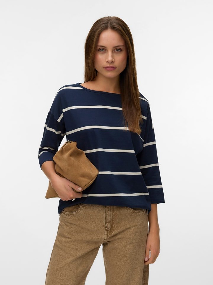Vero Moda Bluzka w kolorze granatowym
