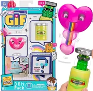 Figurki dla dzieci - FIGURKI POTWORKI OH! MY GIF 3-PAK APLIKACJA SERCE - miniaturka - grafika 1