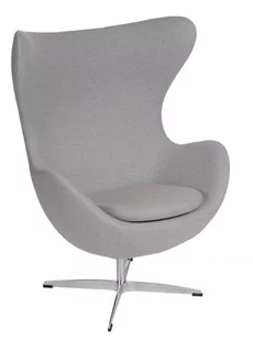 D2.Design Fotel Jajo popielaty 129 Premium 71205 - Fotele D2.Design Fotel Jajo popielaty 129 Premium 71205 - Fotele - miniaturka - grafika 1