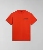 Koszulki męskie - t-shirt uomo napapijri s-gouin np0a4htq a63 orange spicy - miniaturka - grafika 1