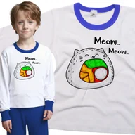 Piżamy dla dziewczynek - Piżama dziecięca Kot Sushi Uramaki 98/104 - VoloDonum - miniaturka - grafika 1