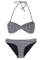 Stroje kąpielowe - Dwuczęściowy, czarno-biały strój kąpiel. XS - miniaturka - grafika 1