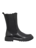 Kozaki damskie - Patrizia Pepe Kozaki w kolorze czarnym - miniaturka - grafika 1