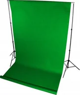 Inne akcesoria studyjne - ZESTAW DO TEŁ + TŁO FOTOGRAFICZNE 1,6X5 ZIELONE - miniaturka - grafika 1