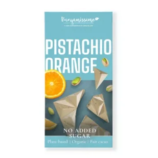 Benjamissimo Tabliczka kakaowa pistacje - pomarańcza 60 g Bio - Czekolada - miniaturka - grafika 1