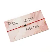 Bransoletki - Bransoletka czerwony sznureczek szczęścia BA4089 - miniaturka - grafika 1