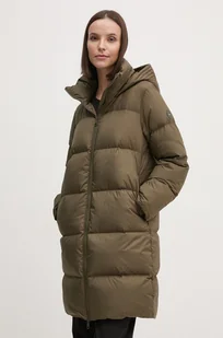Tommy Hilfiger kurtka puchowa damska kolor zielony zimowa WW0WW43583 - Kurtki damskie - miniaturka - grafika 1