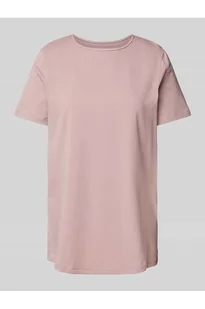 T-shirt z prążkowanym okrągłym dekoltem - Sloggi - Koszulki i topy damskie - miniaturka - grafika 1