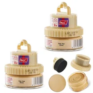 Środki do obuwia i ubrań - 2x PALC PASTA W KREMIE 2W1 Z APLIKATOREM 50ML BEŻOWY - miniaturka - grafika 1