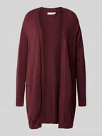 Swetry damskie - Kardigan z prążkowanymi wykończeniami model ‘NONINA’ - miniaturka - grafika 1